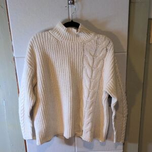 Calvin Klein Ivory Knit Pullover